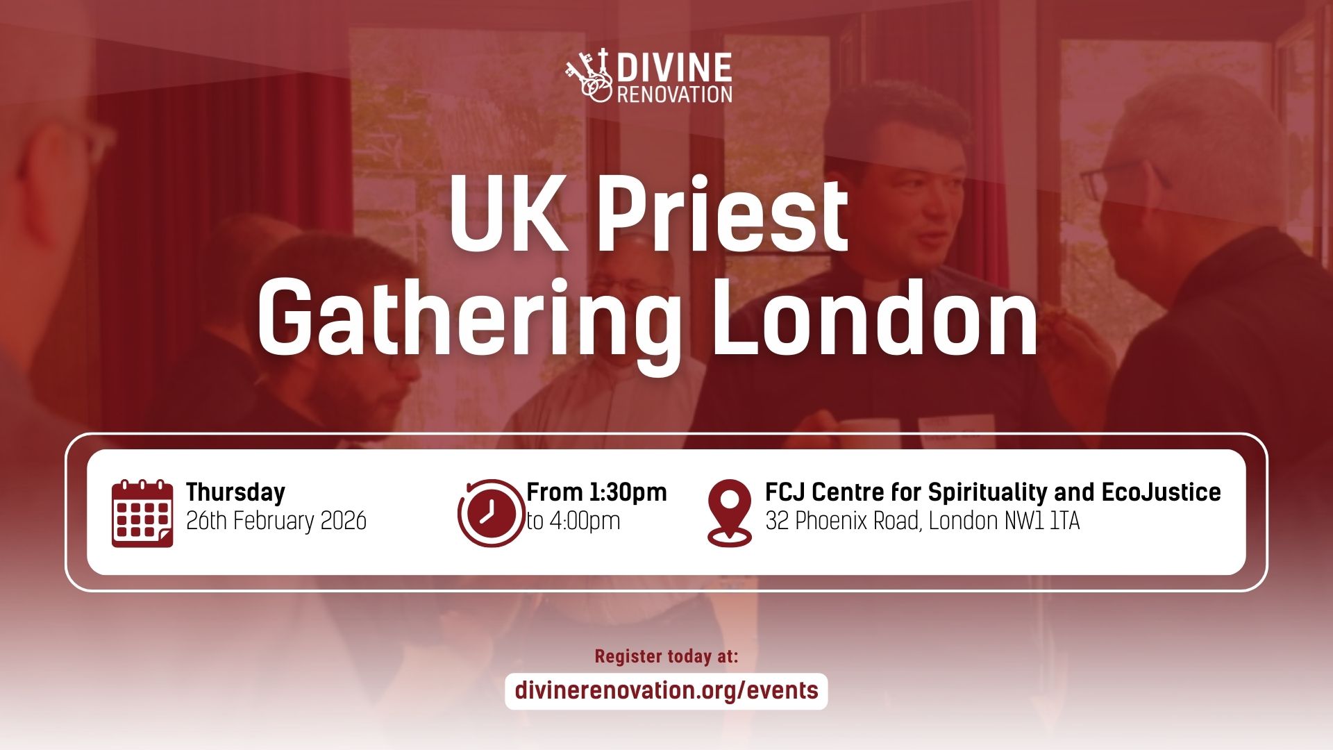 Divine Renovation event in London - Priests Gathering